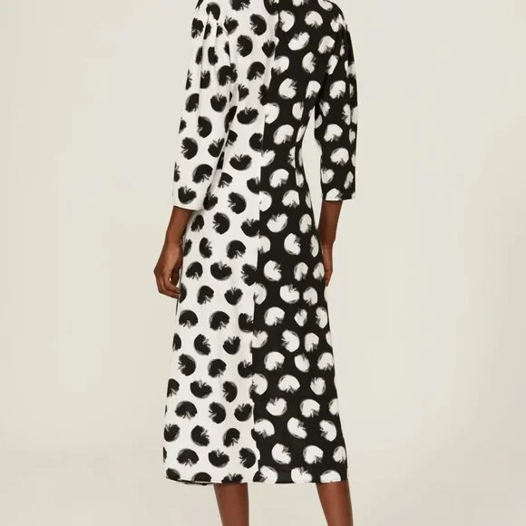 BOSS Danotta Palm Wrap Dress, US 4 - Picture 2 of 14